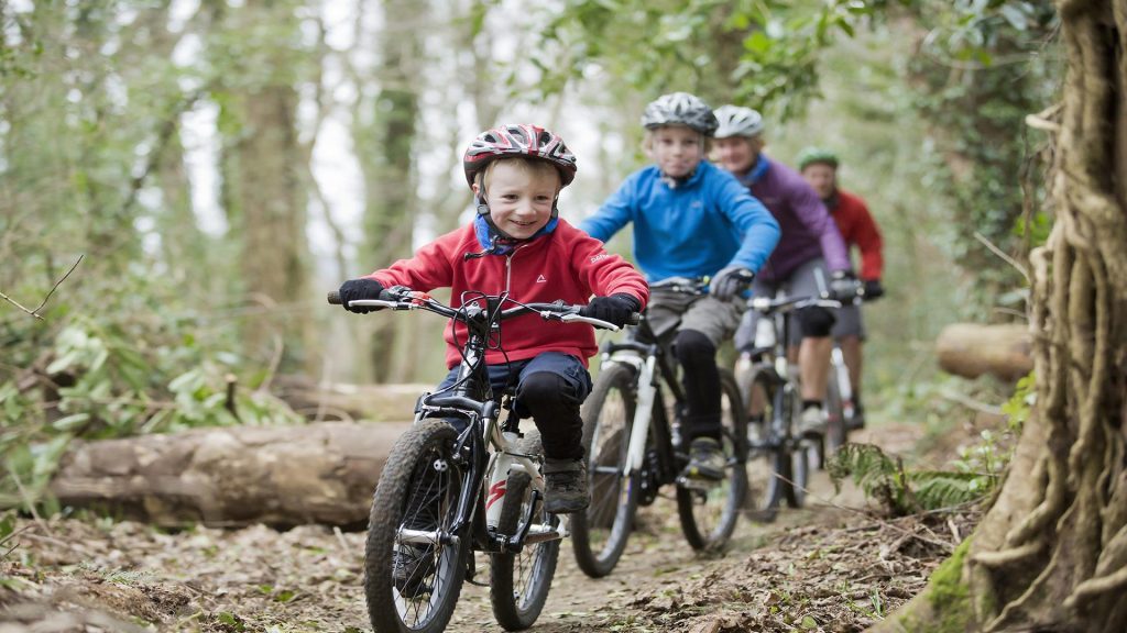 Salita impegnativa in mountain biking